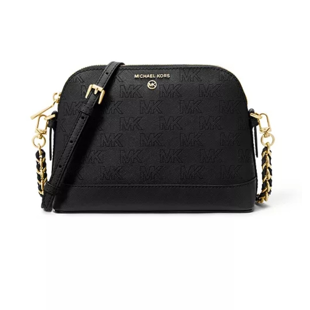 Michael Kors Black and Gold Crossbody Bag
